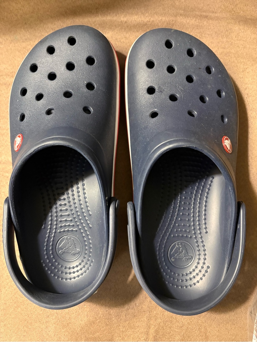 Crocs band Kids Classic Clogs in Navy Blue size J6